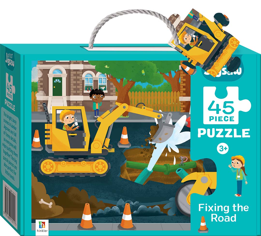 Junior Jigsaw 45 Piece Puzzle. Fixing the Road