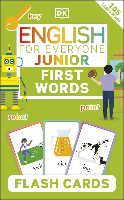 English for Everyone Junior: First Words Flash Cards Cărți