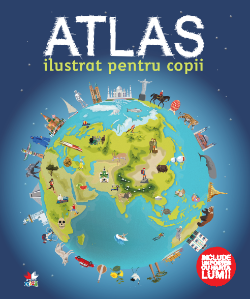 Atlas ilustrat pentru copii Atlas poza bestsellers.ro