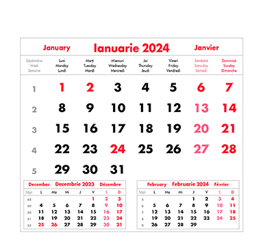 Maxi calendar de birou 2024