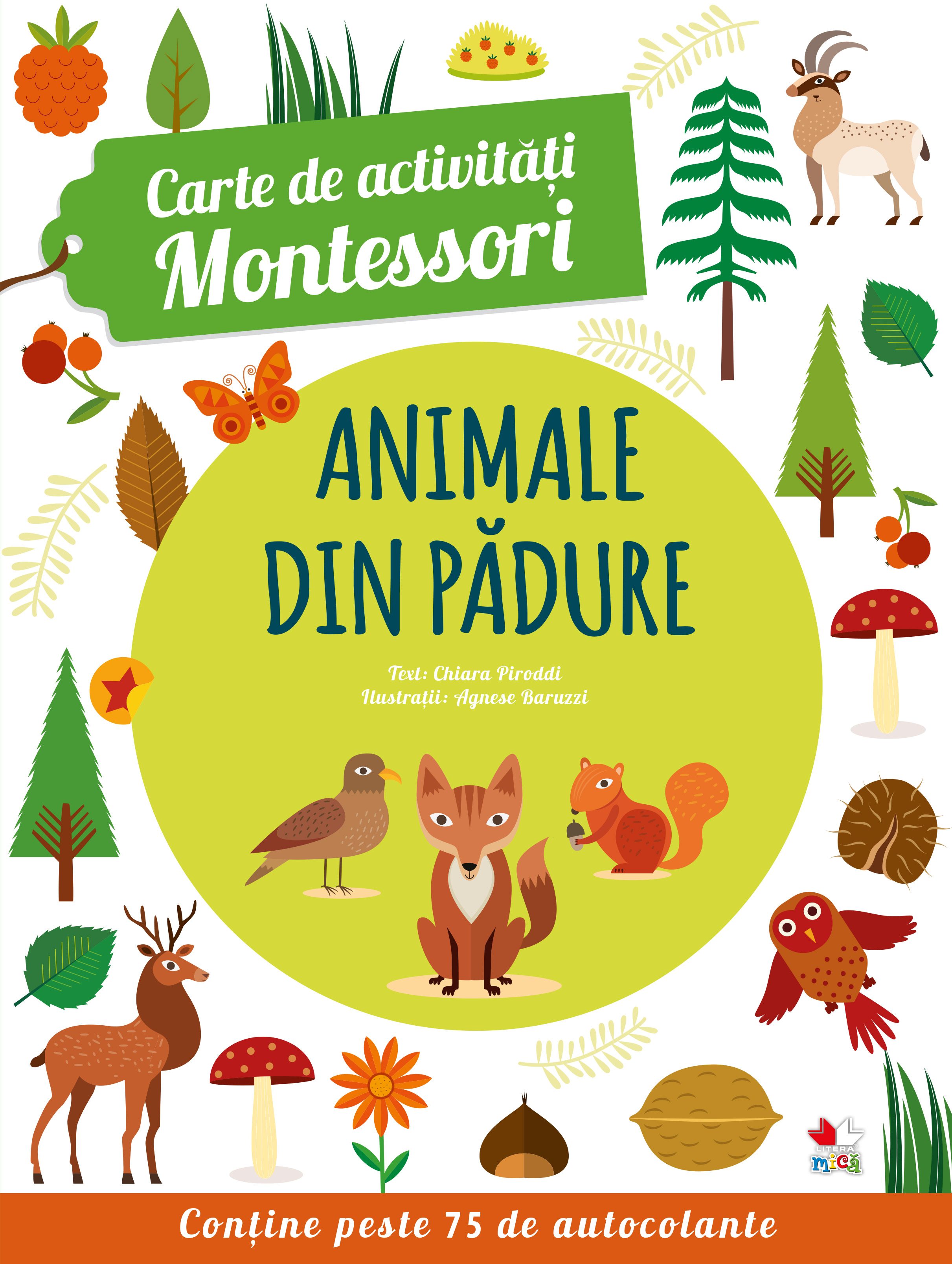 Carte de activități Montessori. Animale din pădure Cărți