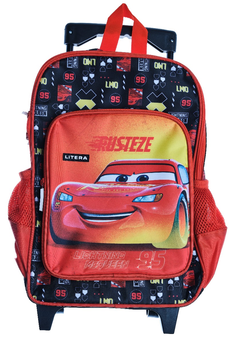 Troller 1 compartiment, 2 buzunare laterale 35x25x10 Cars 35x25x10 poza bestsellers.ro