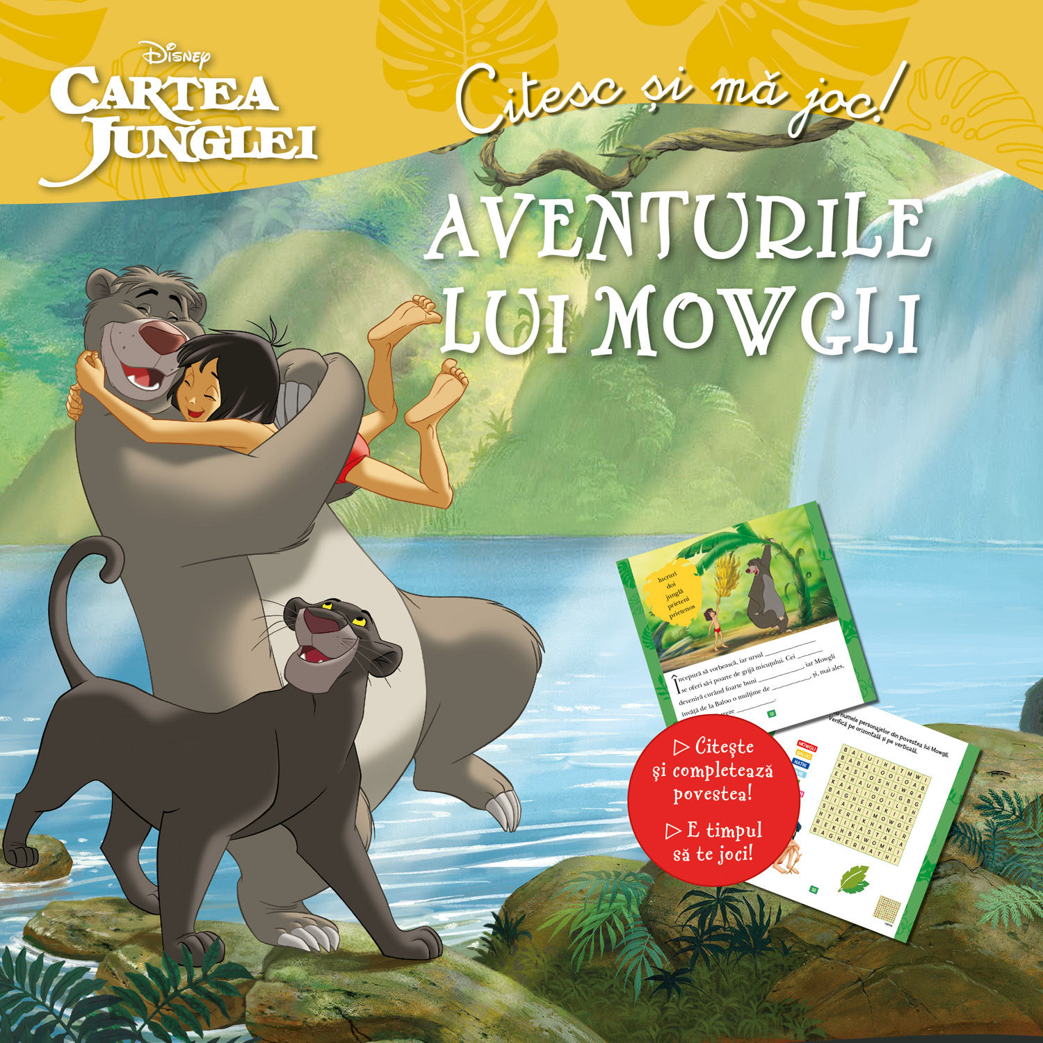 Cartea Junglei. Aventurile Lui Mowgli. Citesc Si Ma Joc