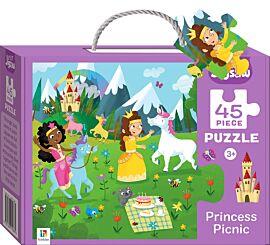 Junior Jigsaw 45 Piece Puzzle. Princess Picnic