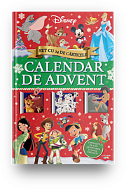 Disney. Calendar de Advent. Set cu 24 de carticele (transport gratuit)