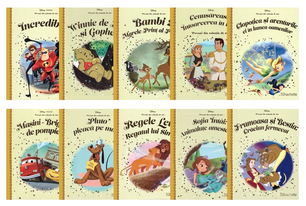 Pachet 10 Povesti din colectia de aur Disney (Colectia poza bestsellers.ro