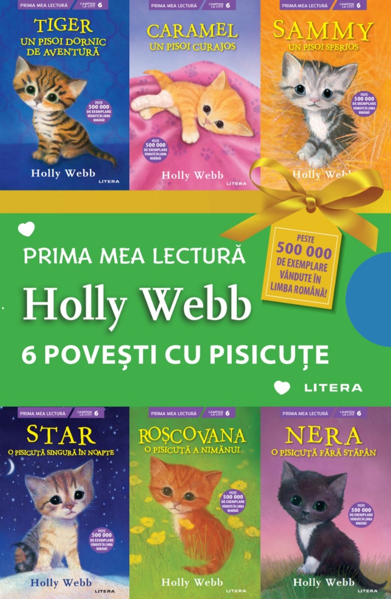 6 povesti cu pisicute - Pachet Holly Webb