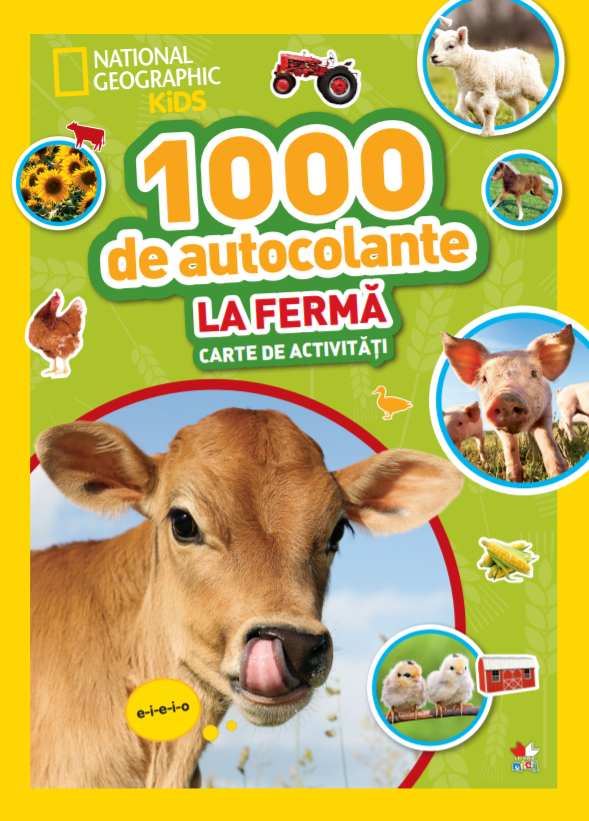 1000 de autocolante. La fermă. Carte de activități