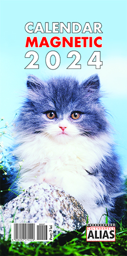 Calendar magnetic 2024 Pisici