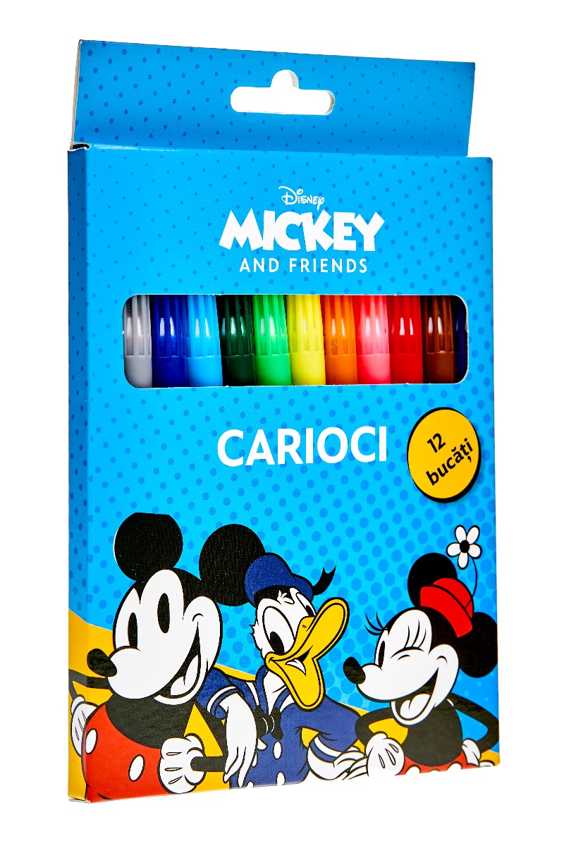 Carioci Disney Mickey & Friends, 12 bucati