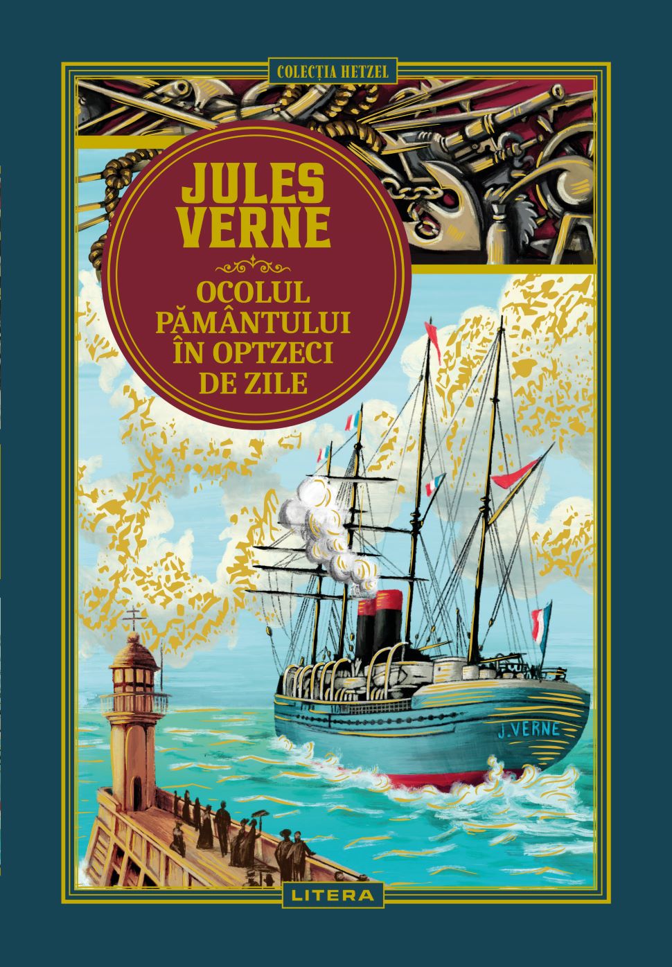 Ocolul Pamantului in optzeci de zile. Volumul 1. Biblioteca Jules Verne
