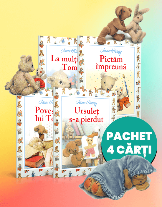 Pachet 4 carti cu ursuletul Tomi Carti poza bestsellers.ro