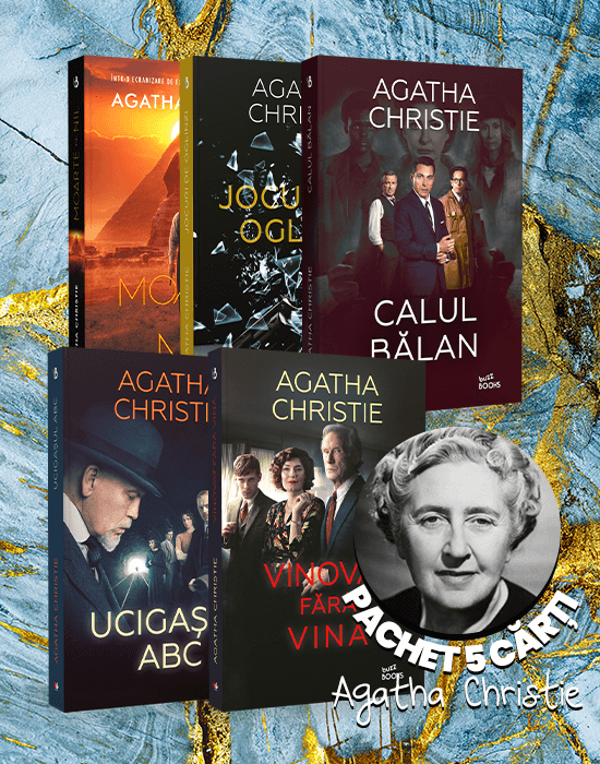 Pachet 5 carti ecranizate Agatha Christie