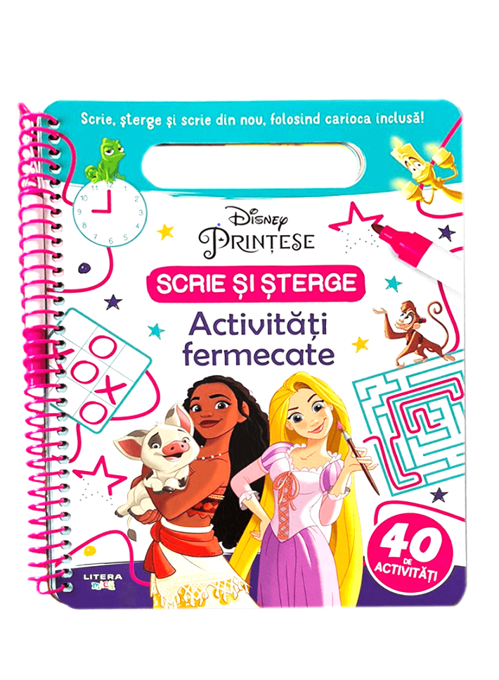 Disney. Printese. Scrie si sterge. Activitati fermecate