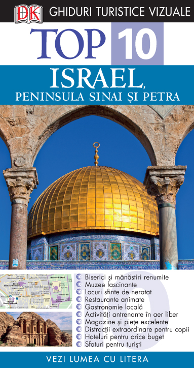 Top 10. Israel, Peninsula Sinai și Petra. Ghiduri turistice vizuale